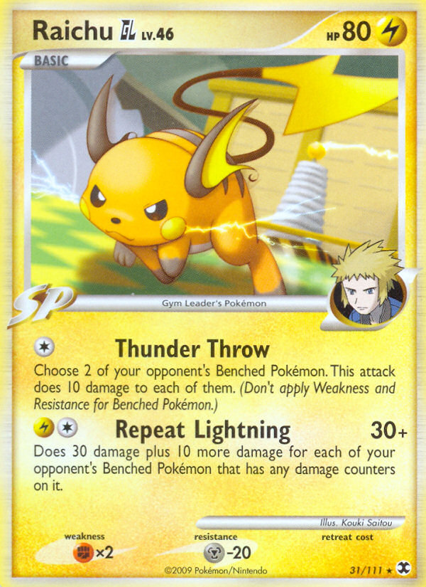 Raichu GL (31/111) [Platinum: Rising Rivals] | Total Play