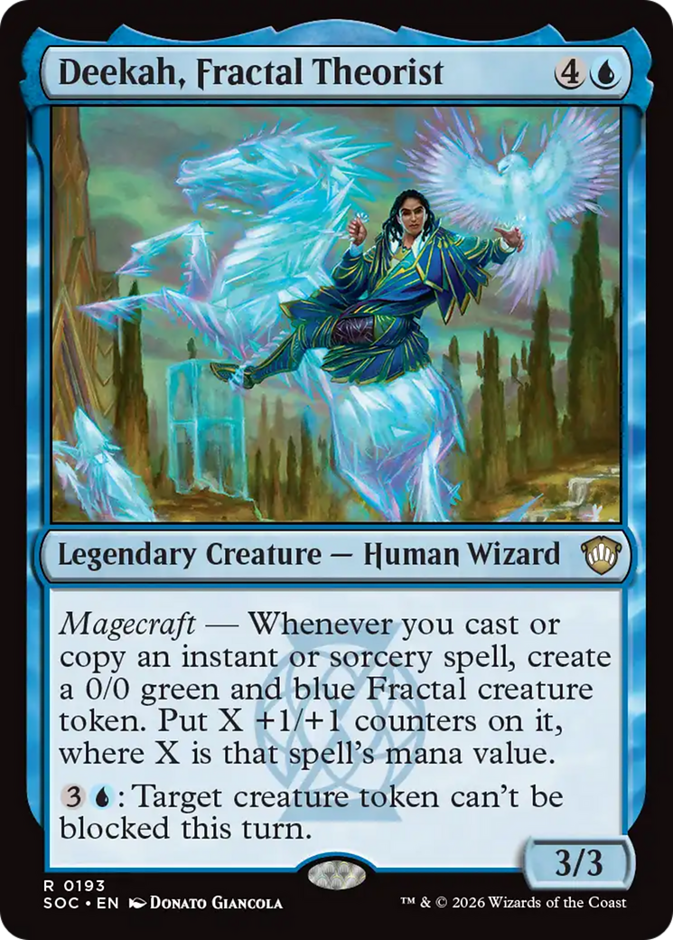 Deekah, Fractal Theorist [Secrets of Strixhaven Commander] | Total Play