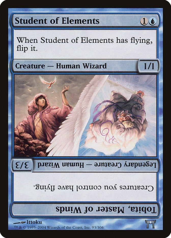 Student of Elements // Tobita, Master of Winds [Champions of Kamigawa] | Total Play