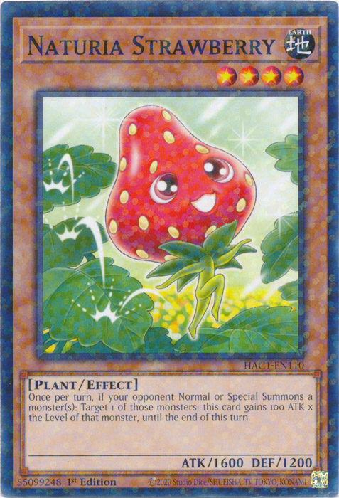 Naturia Strawberry (Duel Terminal) [HAC1-EN110] Common | Total Play
