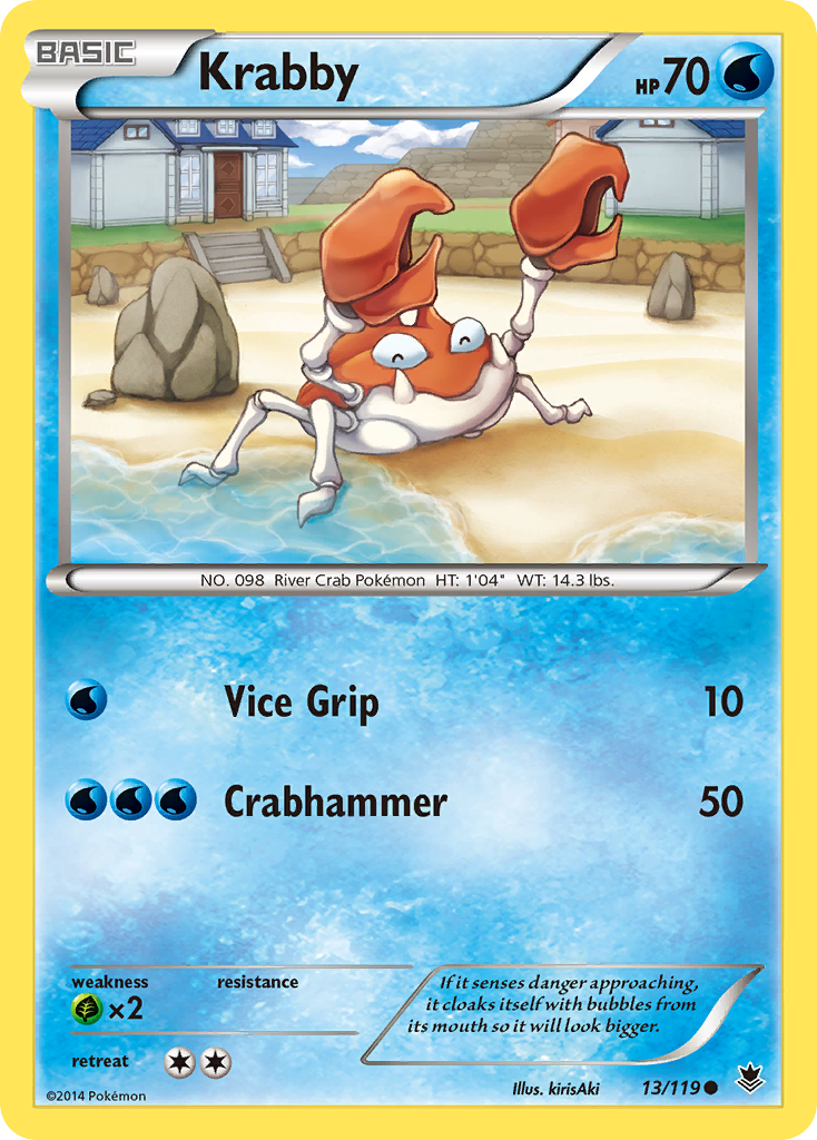 Krabby (13/119) [XY: Phantom Forces] | Total Play