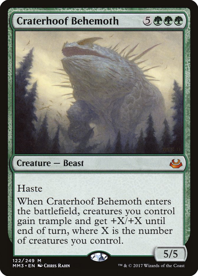 Craterhoof Behemoth [Modern Masters 2017] | Total Play