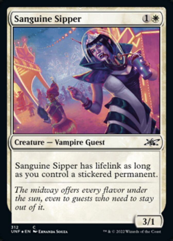 Sanguine Sipper (Galaxy Foil) [Unfinity] | Total Play