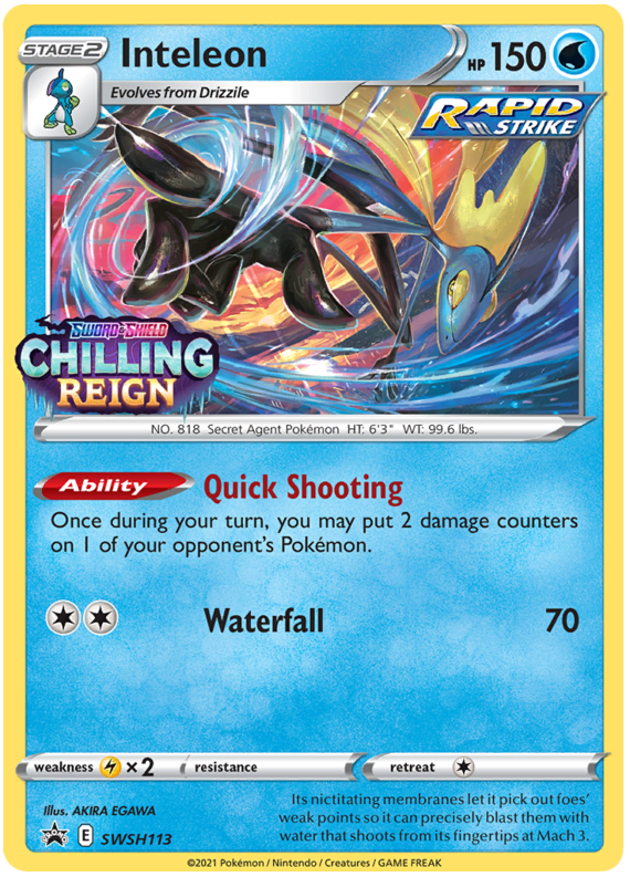 Inteleon (SWSH113) [Sword & Shield: Black Star Promos] | Total Play