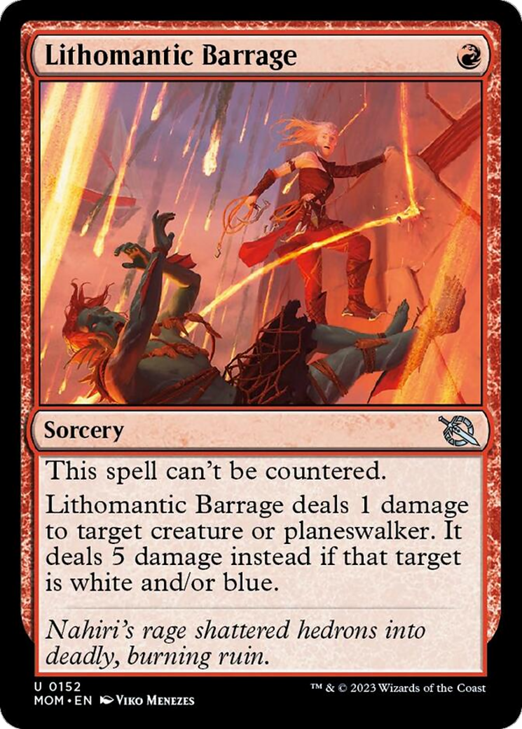 Lithomantic Barrage [March of the Machine] | Total Play