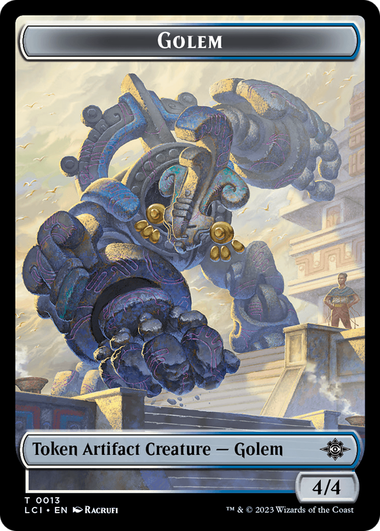 Golem Token [The Lost Caverns of Ixalan Tokens] | Total Play