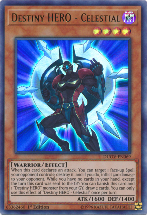 Destiny HERO - Celestial [DUOV-EN069] Ultra Rare | Total Play