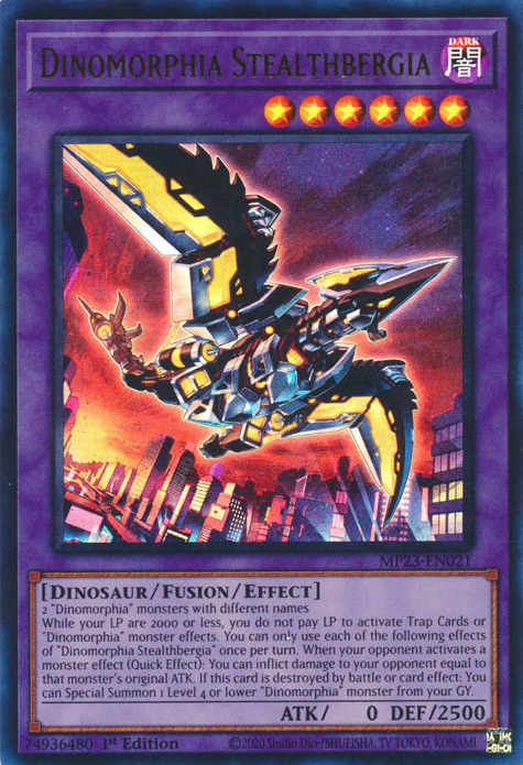 Dinomorphia Stealthbergia [MP23-EN021] Ultra Rare | Total Play