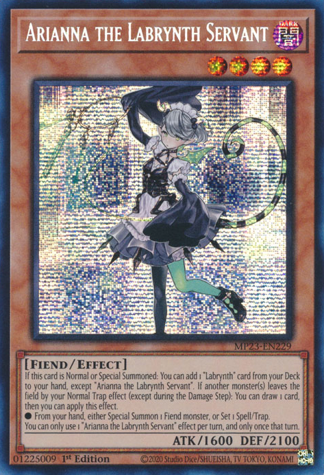 Arianna the Labrynth Servant [MP23-EN229] Prismatic Secret Rare | Total Play