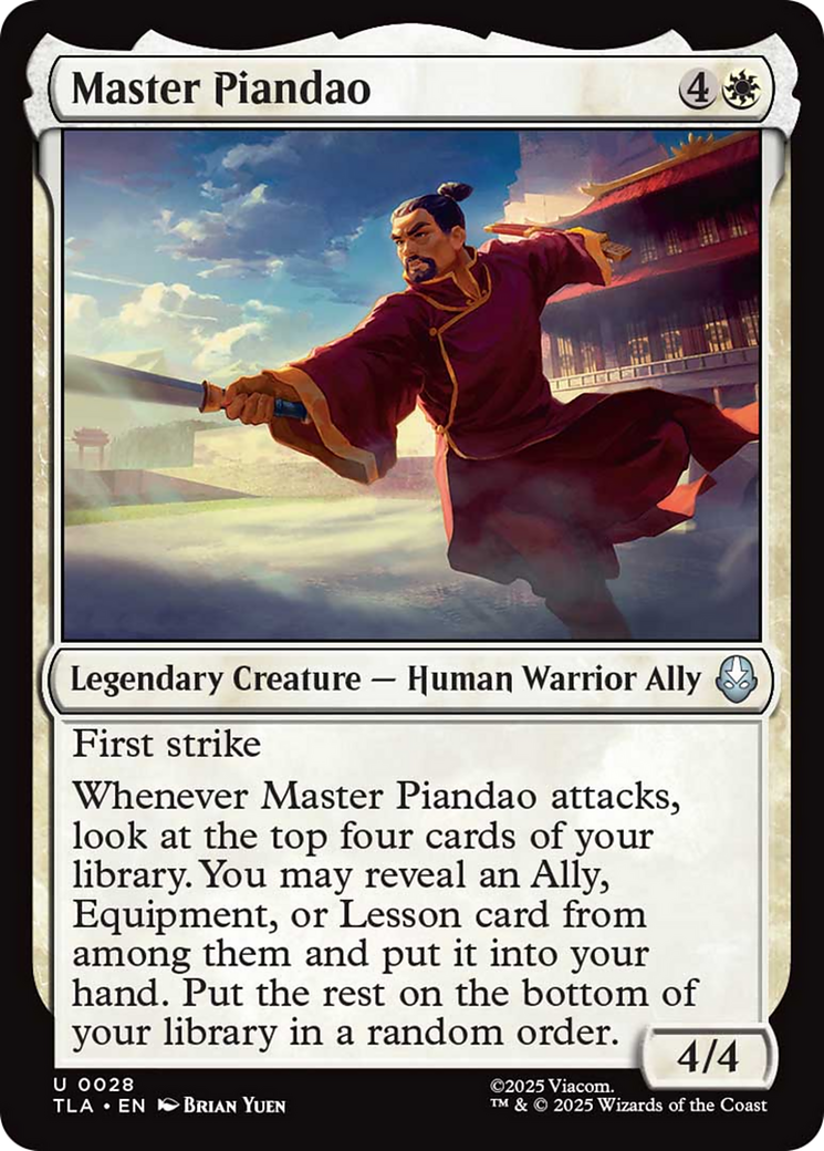 Master Piandao [Avatar: The Last Airbender] | Total Play