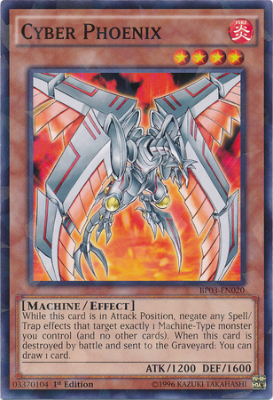 Cyber Phoenix [BP03-EN020] Shatterfoil Rare | Total Play
