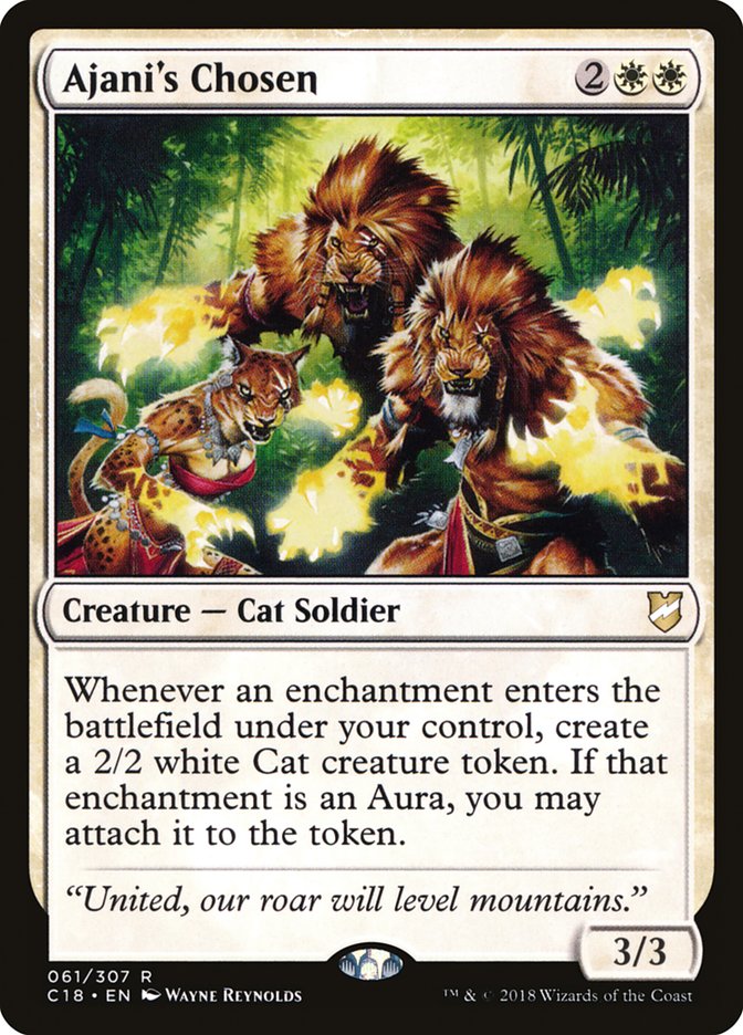 Ajani's Chosen [Commander 2018] | Total Play