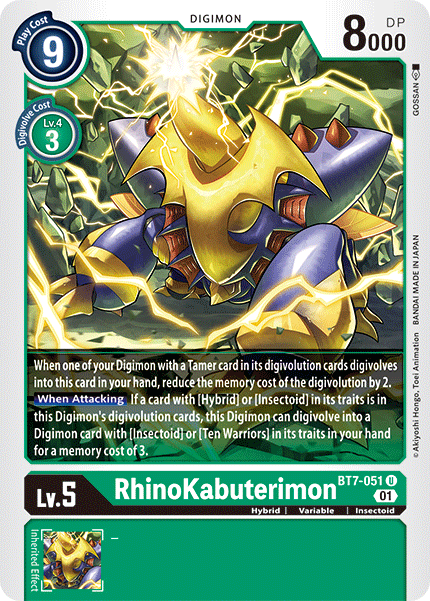 RhinoKabuterimon [BT7-051] [Next Adventure] | Total Play