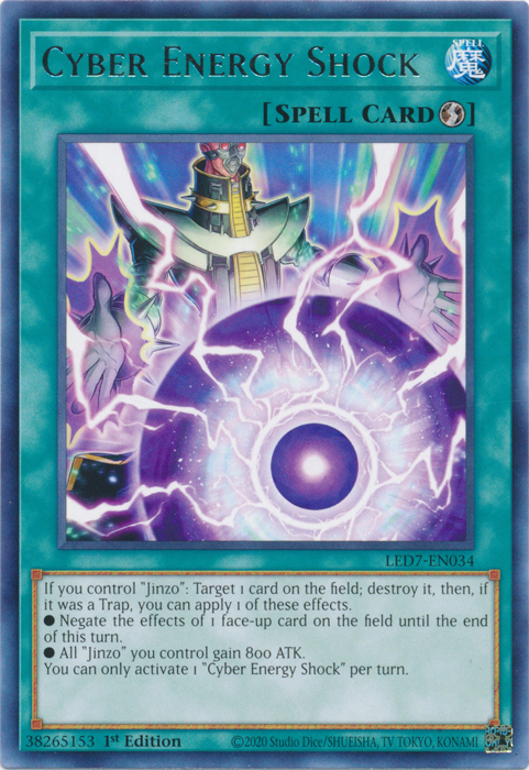 Cyber Energy Shock [LED7-EN034] Rare | Total Play