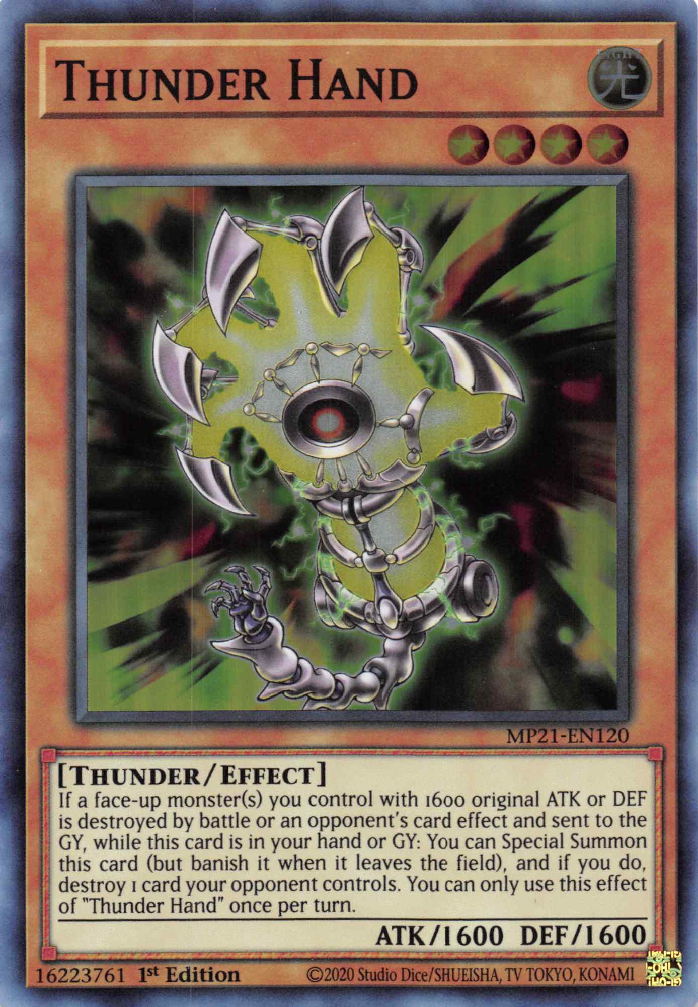 Thunder Hand [MP21-EN120] Super Rare | Total Play