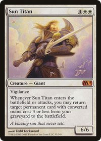 Sun Titan (M11) [Oversize Cards] | Total Play