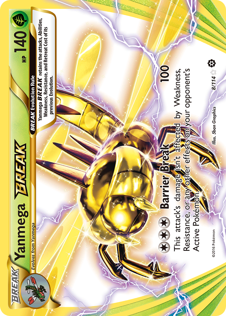 Yanmega BREAK (8/114) [XY: Steam Siege] | Total Play