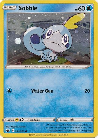 Sobble (054/202) (Cosmos Holo) [Sword & Shield: Base Set] | Total Play