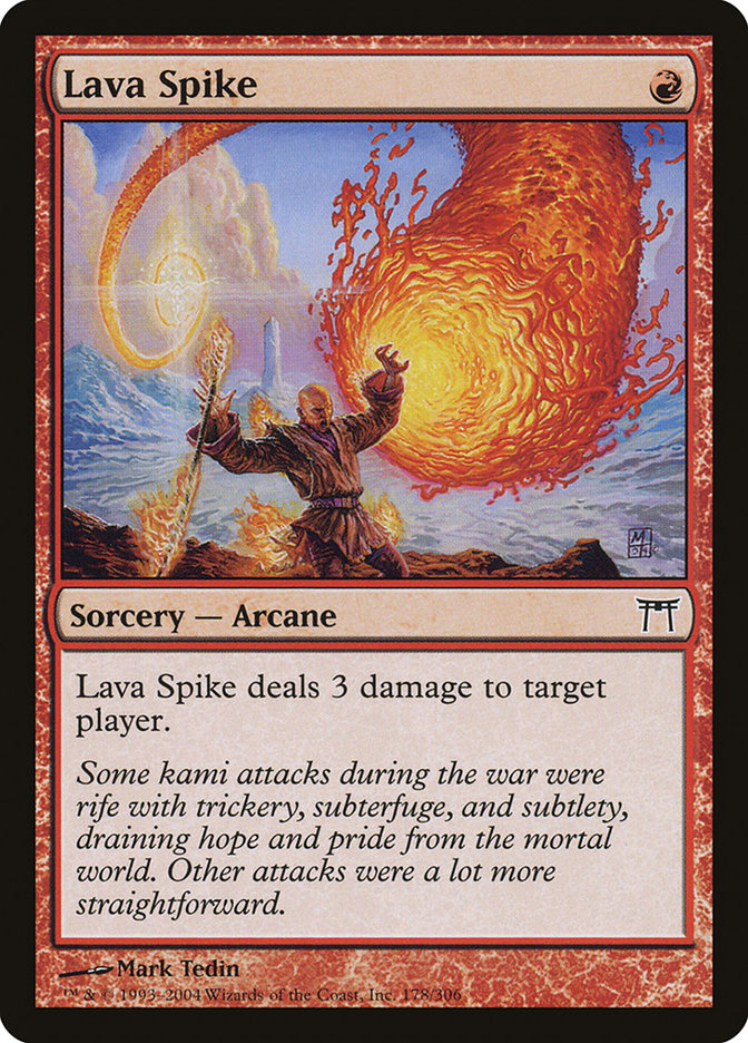 Lava Spike [Champions of Kamigawa] | Total Play