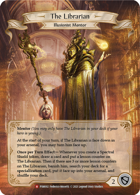The Librarian [PSM002] (Monarch Prism Blitz Deck) | Total Play