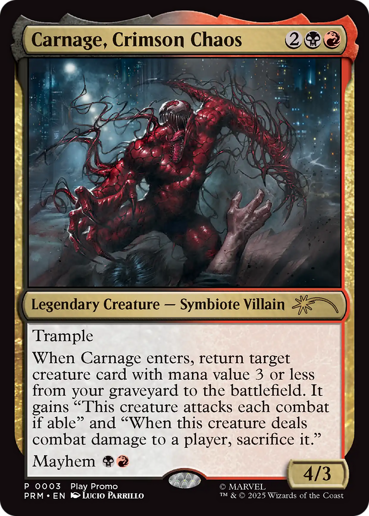 Carnage, Crimson Chaos [Wizards Play Network 2025] | Total Play