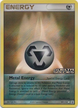 Metal Energy (107/113) (Stamped) [EX: Delta Species] | Total Play