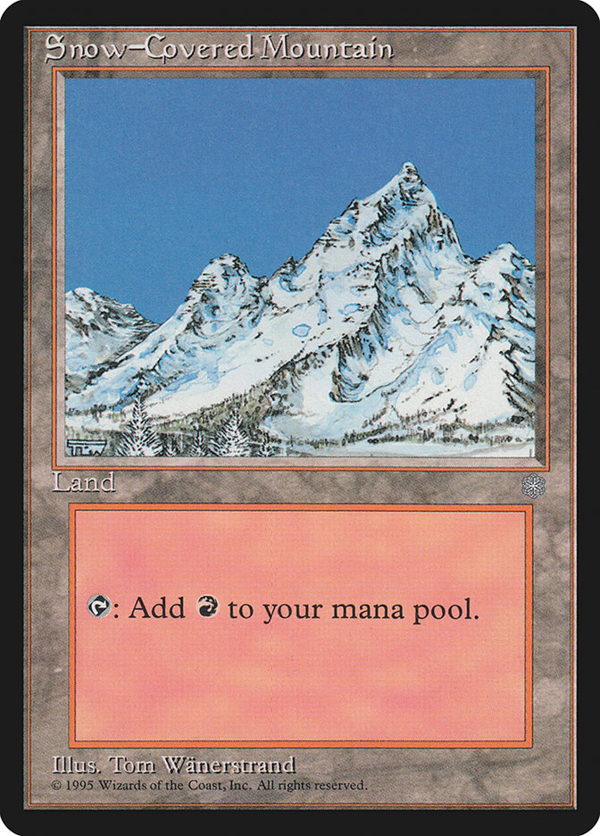 Snow-Covered Mountain [Ice Age] | Total Play