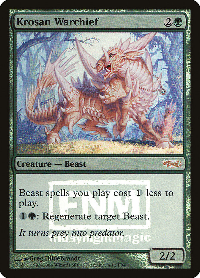 Krosan Warchief [Friday Night Magic 2004] | Total Play