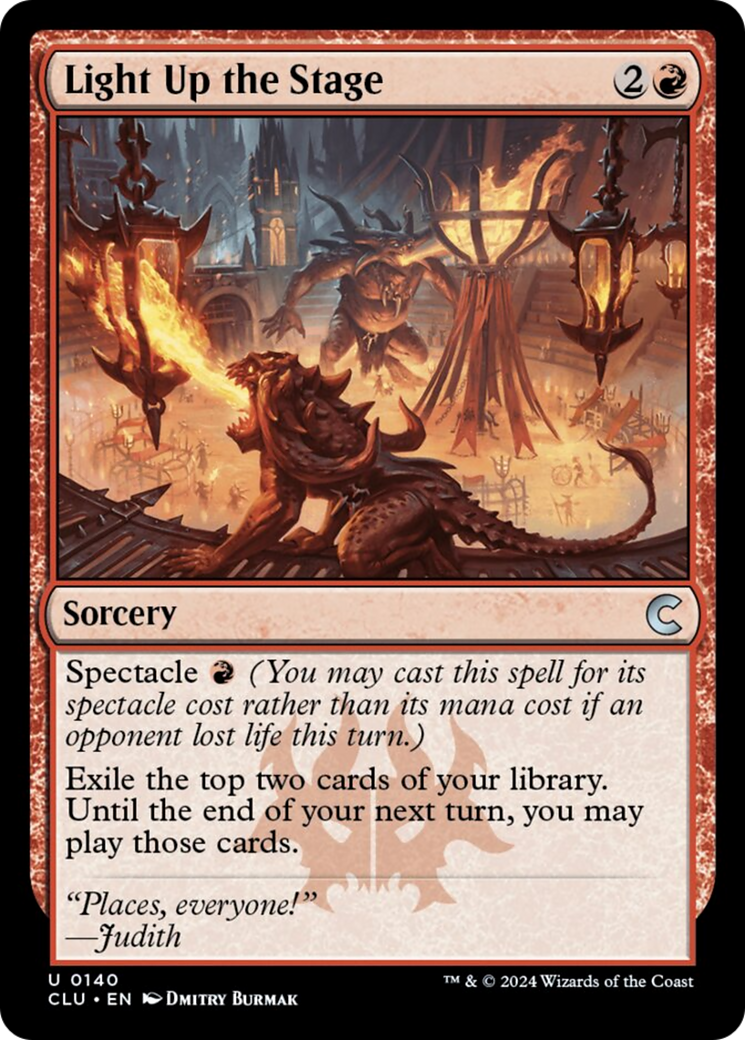 Light Up the Stage [Ravnica: Clue Edition] | Total Play