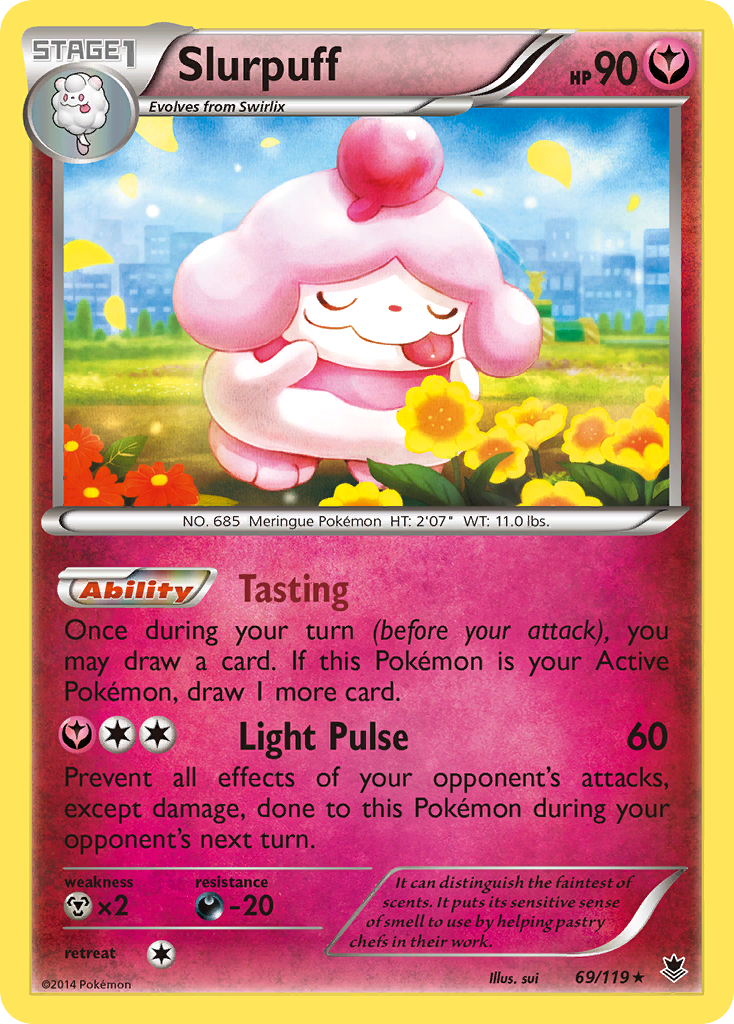 Slurpuff (69/119) [XY: Phantom Forces] | Total Play