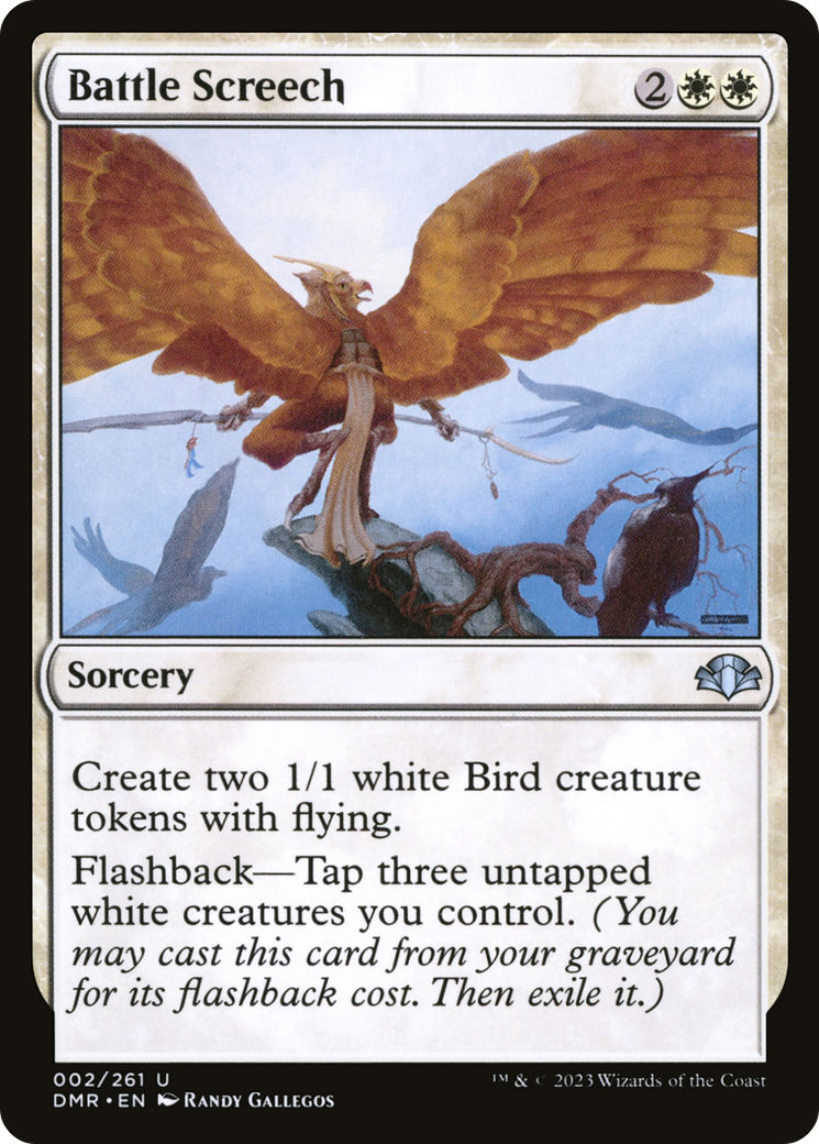 Battle Screech [Dominaria Remastered] | Total Play