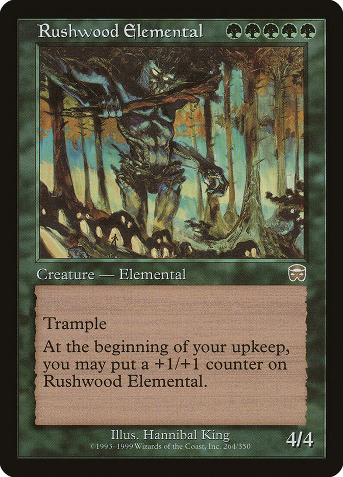 Rushwood Elemental [Mercadian Masques] | Total Play