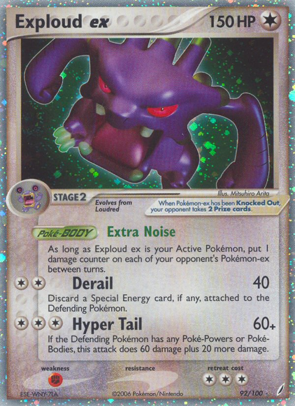 Exploud ex (92/100) [EX: Crystal Guardians] | Total Play