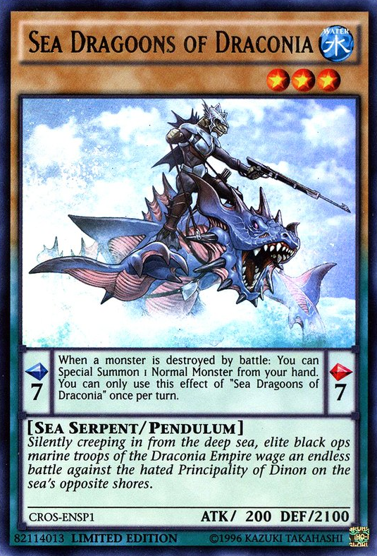 Sea Dragoons of Draconia (CROS-ENSP1) [CROS-ENSP1] Ultra Rare | Total Play