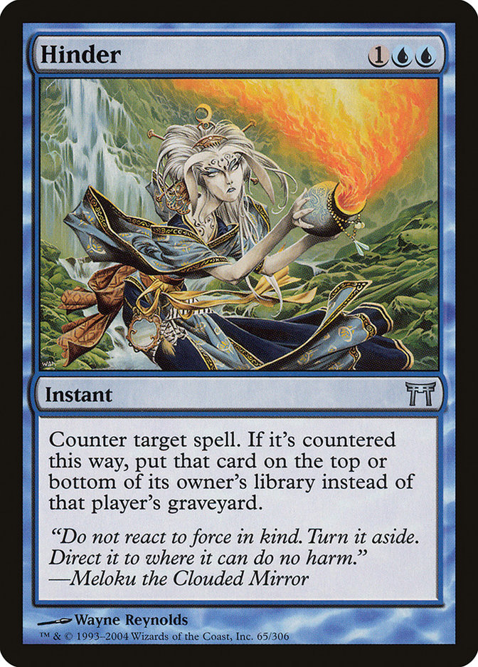 Hinder [Champions of Kamigawa] | Total Play
