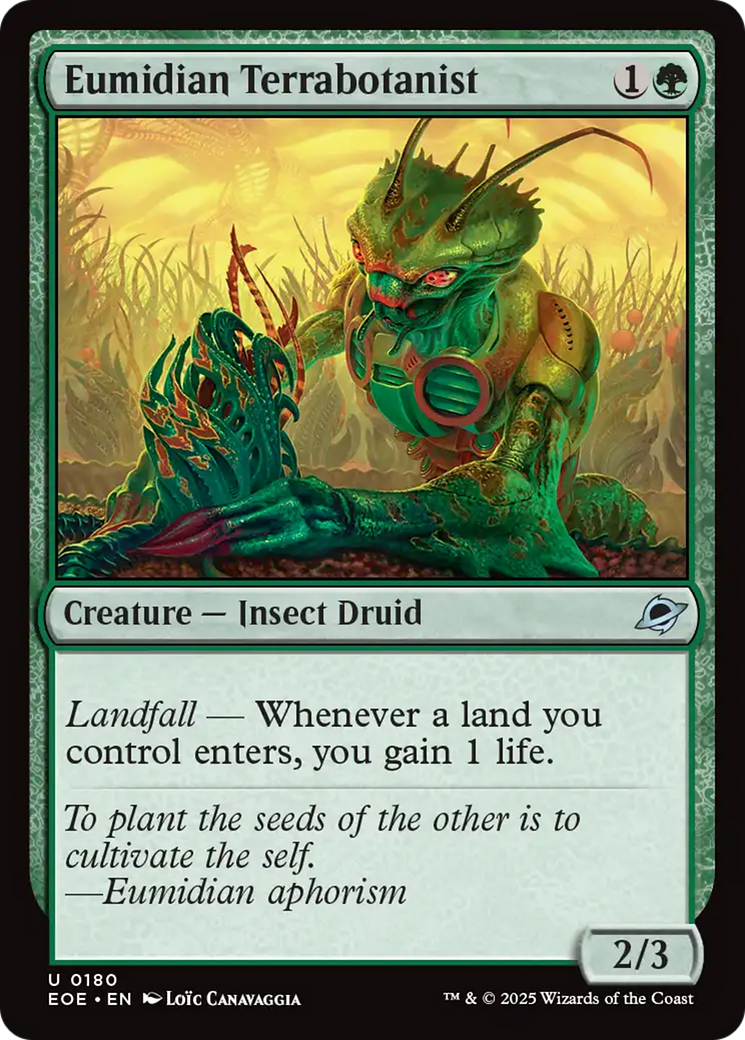 Eumidian Terrabotanist [Edge of Eternities] | Total Play