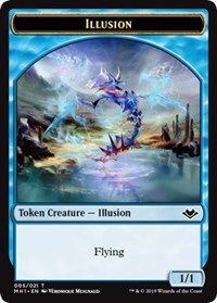 Illusion (005) // Rhino (013) Double-Sided Token [Modern Horizons Tokens] | Total Play