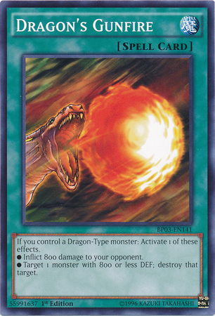 Dragon's Gunfire [BP03-EN141] Common | Total Play