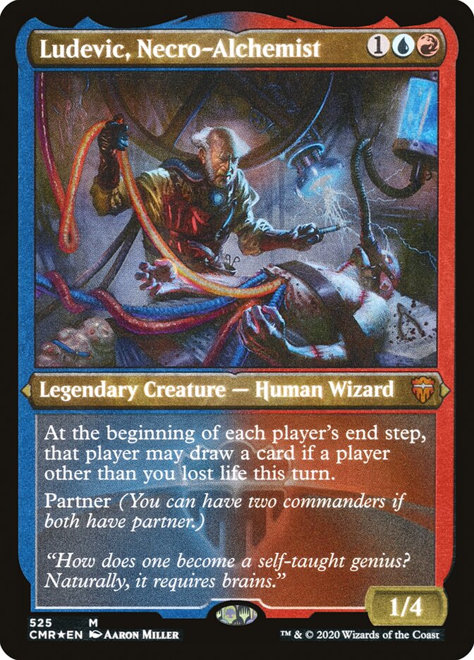 Ludevic, Necro-Alchemist (Etched) [Commander Legends] | Total Play