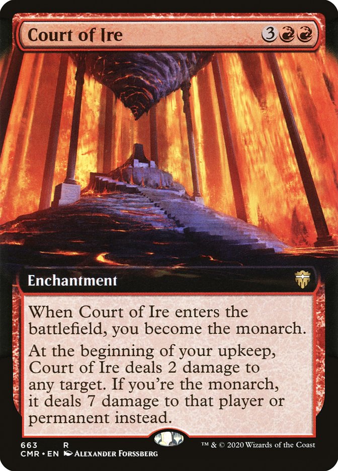 Court of Ire (Extended Art) [Commander Legends] | Total Play