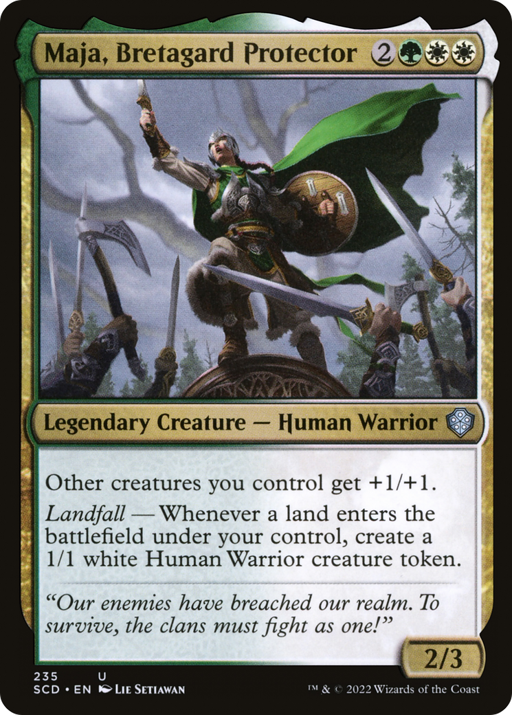 Maja, Bretagard Protector [Starter Commander Decks] | Total Play
