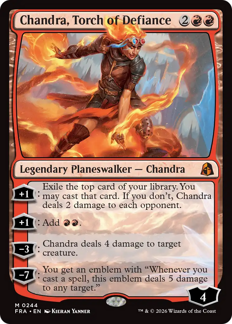 Chandra, Torch of Defiance [Reality Fracture] | Total Play