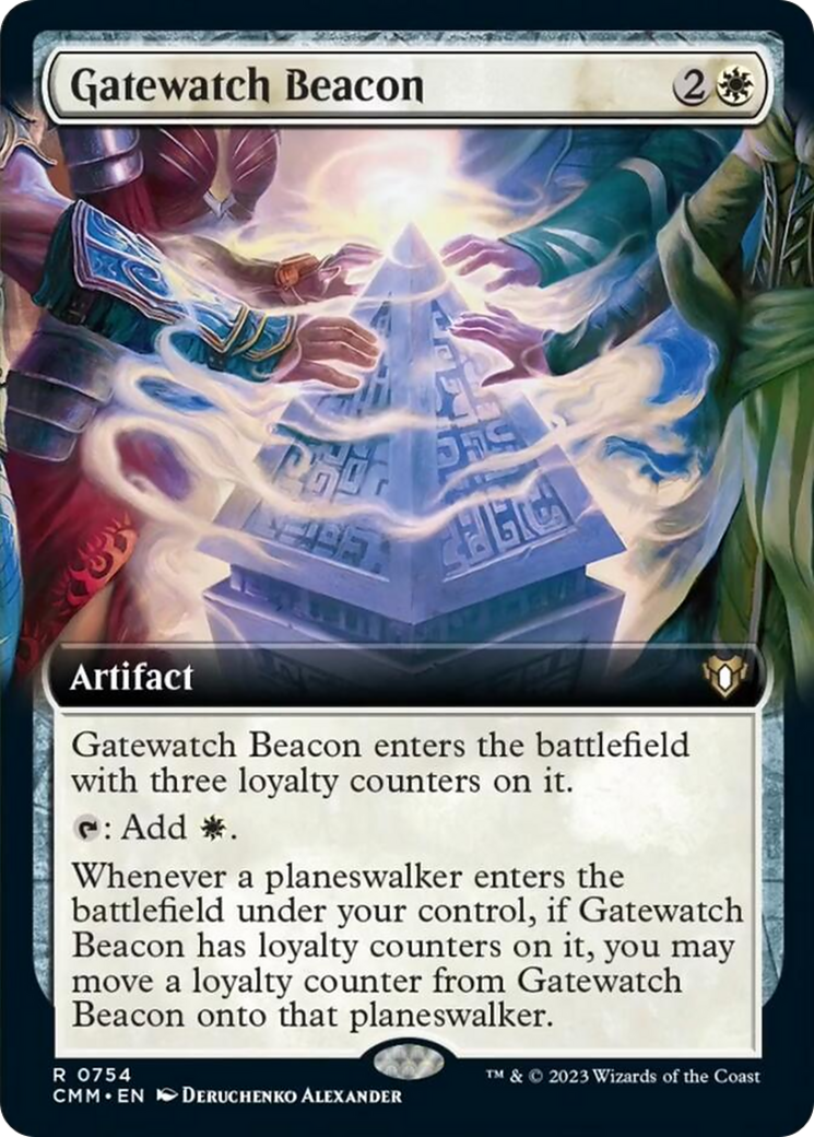 Gatewatch Beacon (Extended Art) [Commander Masters] | Total Play