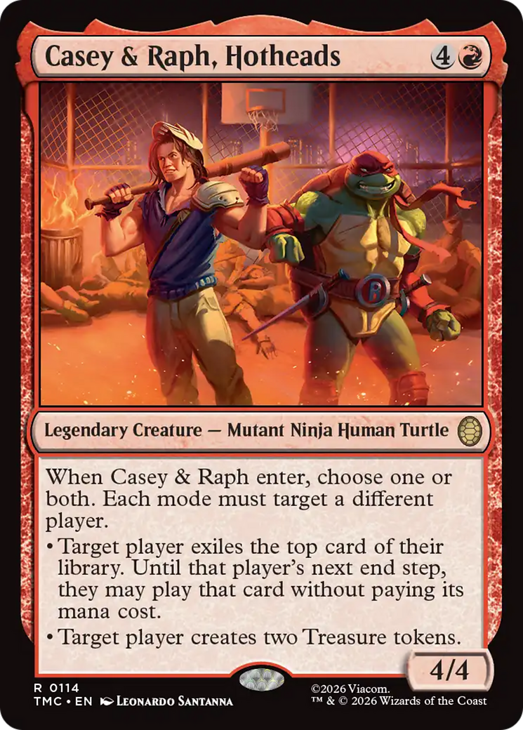 Casey & Raph, Hotheads [Teenage Mutant Ninja Turtles Commander] | Total Play