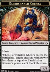 Earthshaker Khenra // Zombie Double-Sided Token [Hour of Devastation Tokens] | Total Play