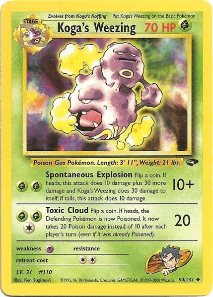 Koga's Weezing (50/132) [Gym Challenge Unlimited] | Total Play