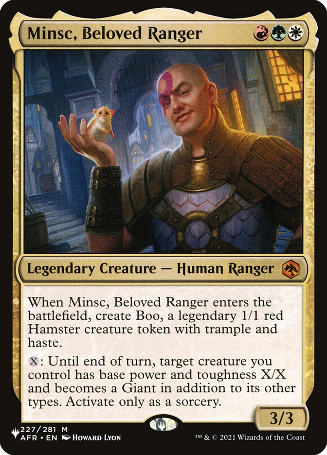 Minsc, Beloved Ranger [The List] | Total Play