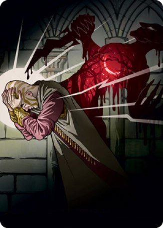 Agonizing Remorse Art Card [Strixhaven: School of Mages Art Series] | Total Play