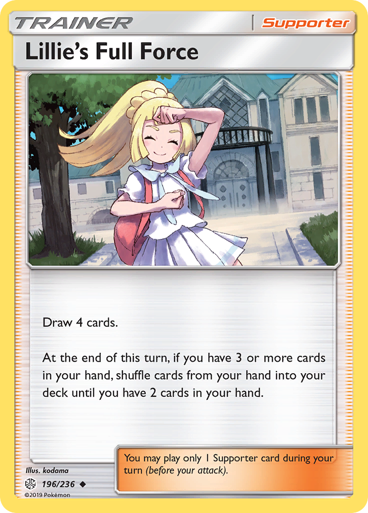 Lillie's Full Force (196/236) [Sun & Moon: Cosmic Eclipse] | Total Play