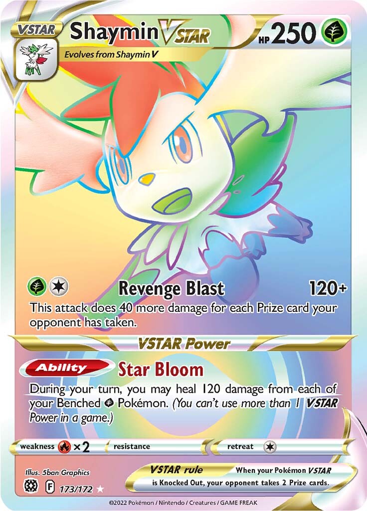 Shaymin VSTAR (173/172) [Sword & Shield: Brilliant Stars] | Total Play